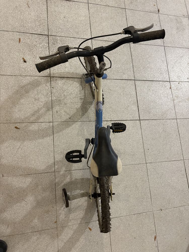 Bicicleta Azul para Criança