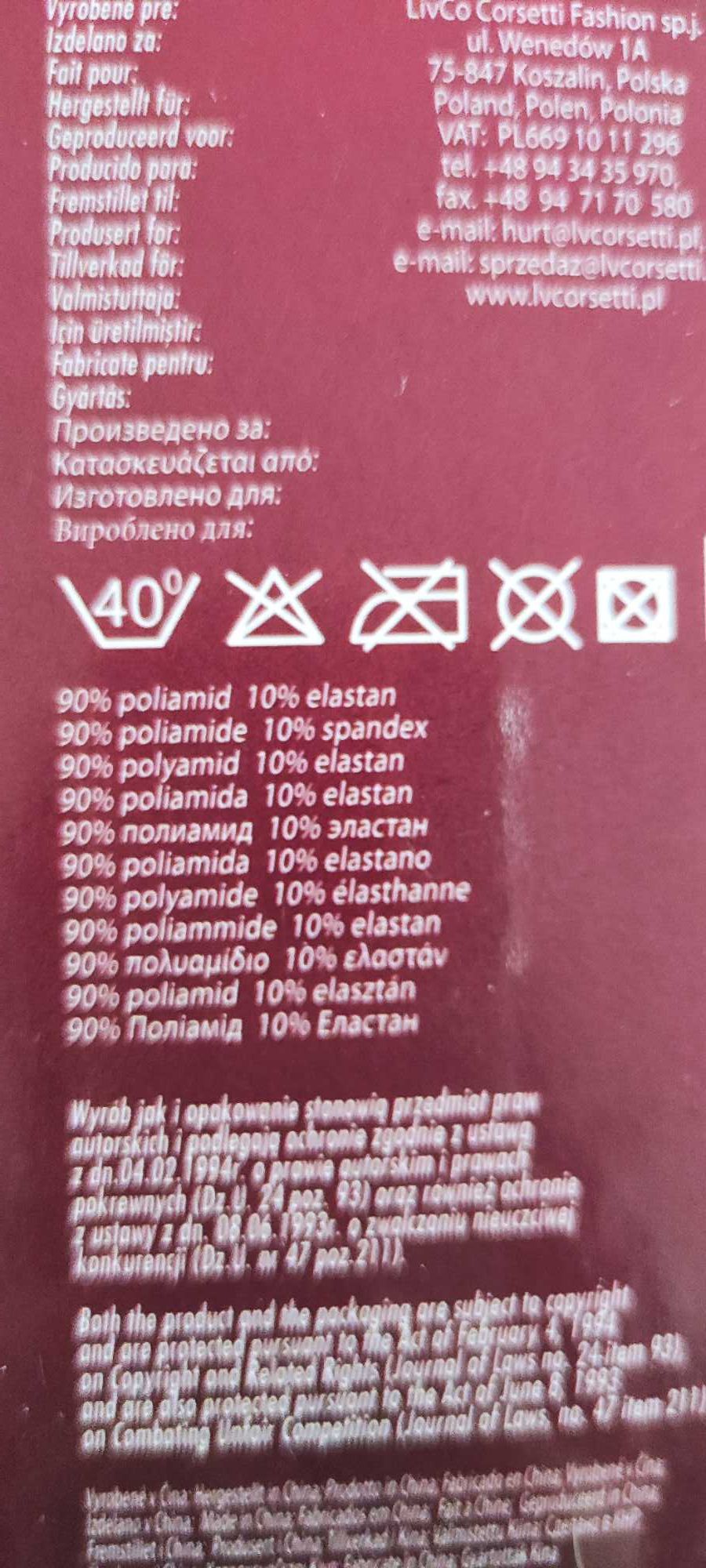 Seksowna bielizna damska czarna - nowa z metką