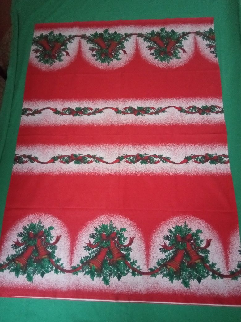 Obrus świąteczny bawełna wymiary 140x100cm