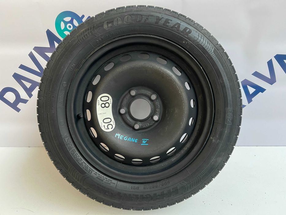 Koło zapasowe dojazdowe dojazdówka Renault Megane IV 6,5J ET41 16"
