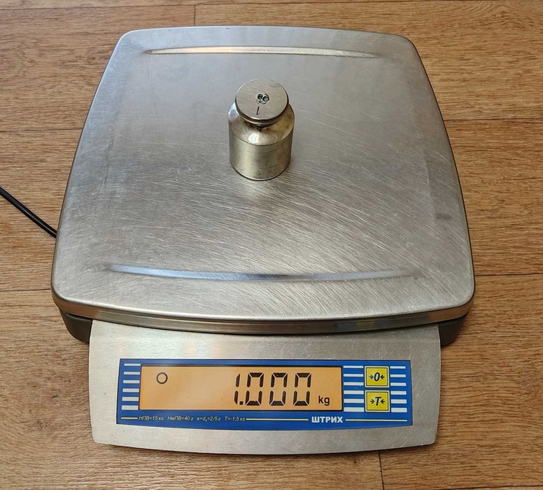 Весы кухонные, фасовочные Штрих М5Ф, до 15 кг, работают от сети 220B