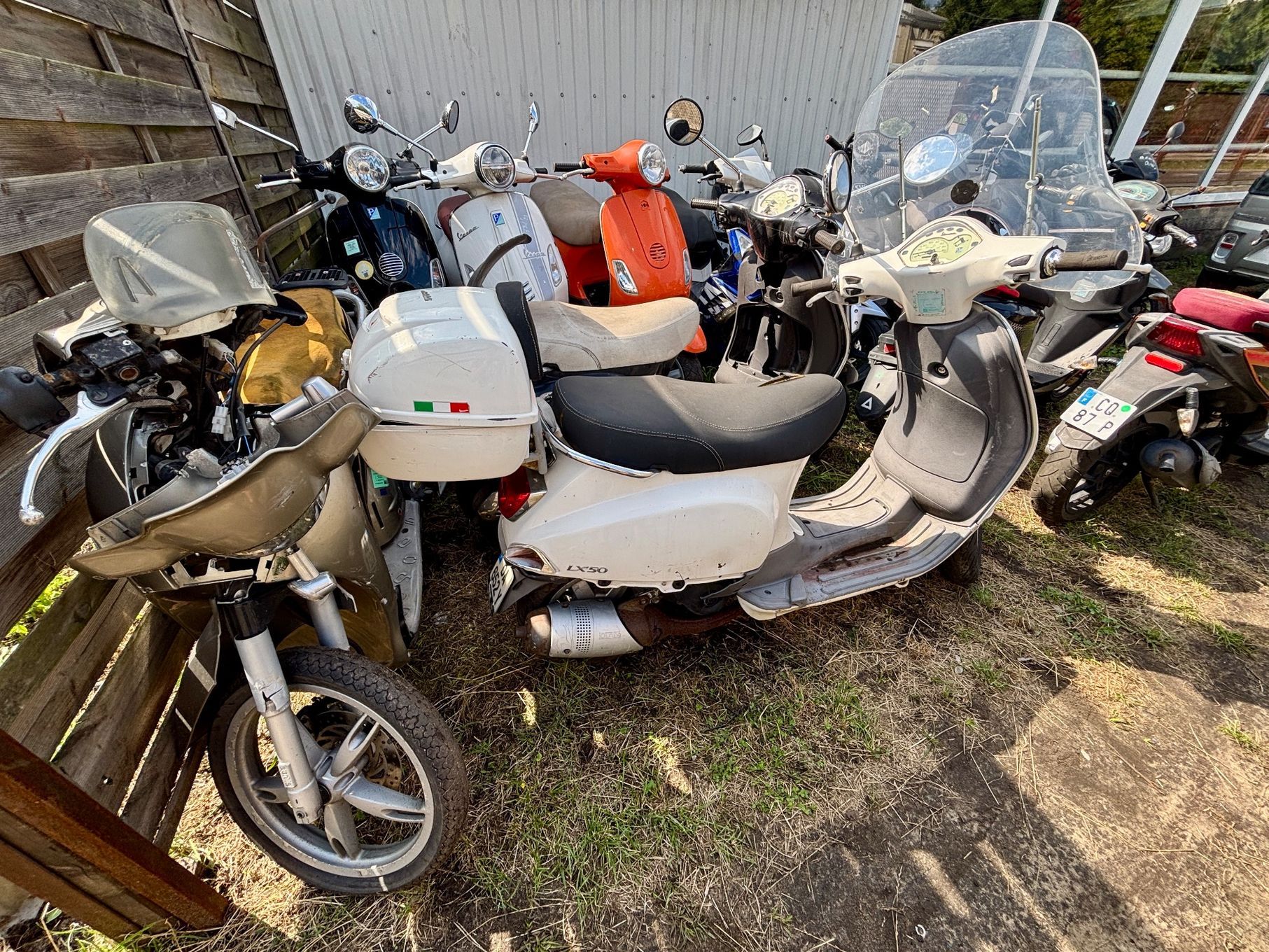 Peugeot Speedfight Pakiet skuterów 50 cc - Okazja! Vespa Ovetto Piaggio Zip Kisbee