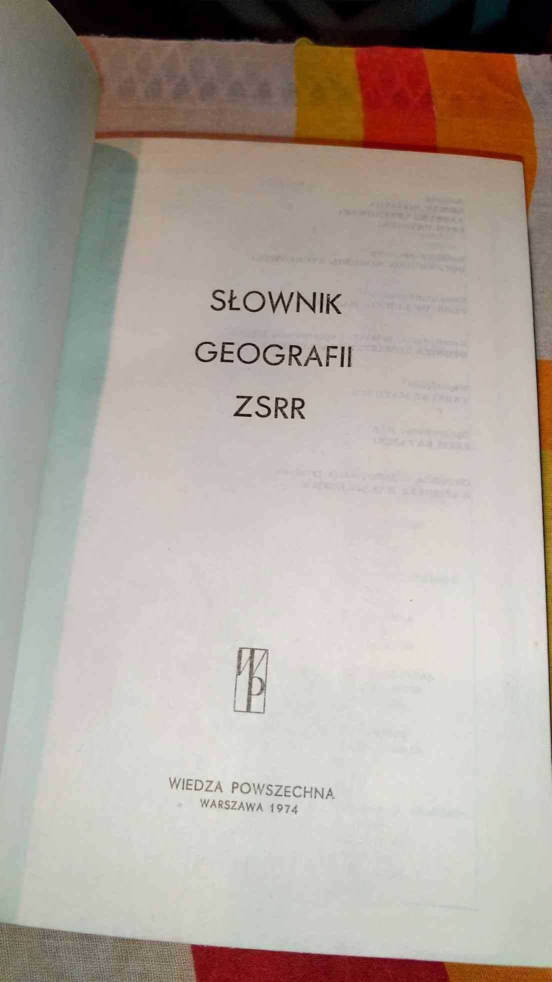 Słownik geografii ZSRR