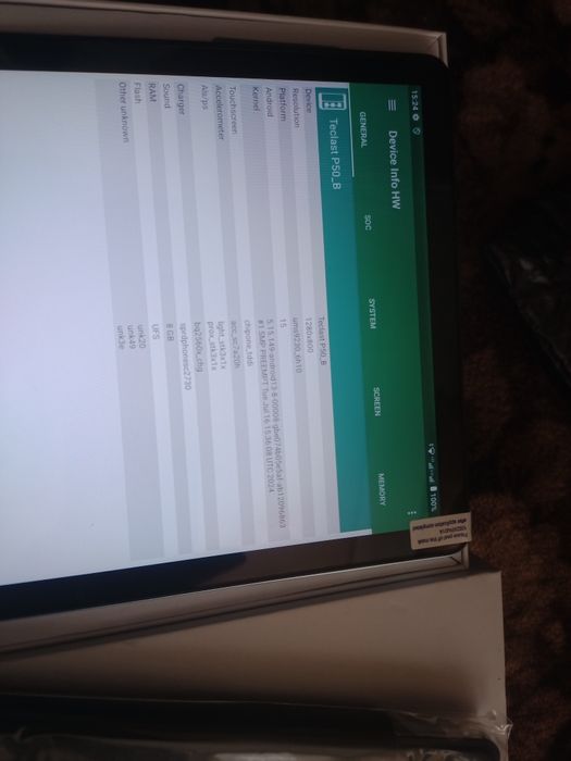 11" 6/128Gb Android 15 планшет Teclast P50AI