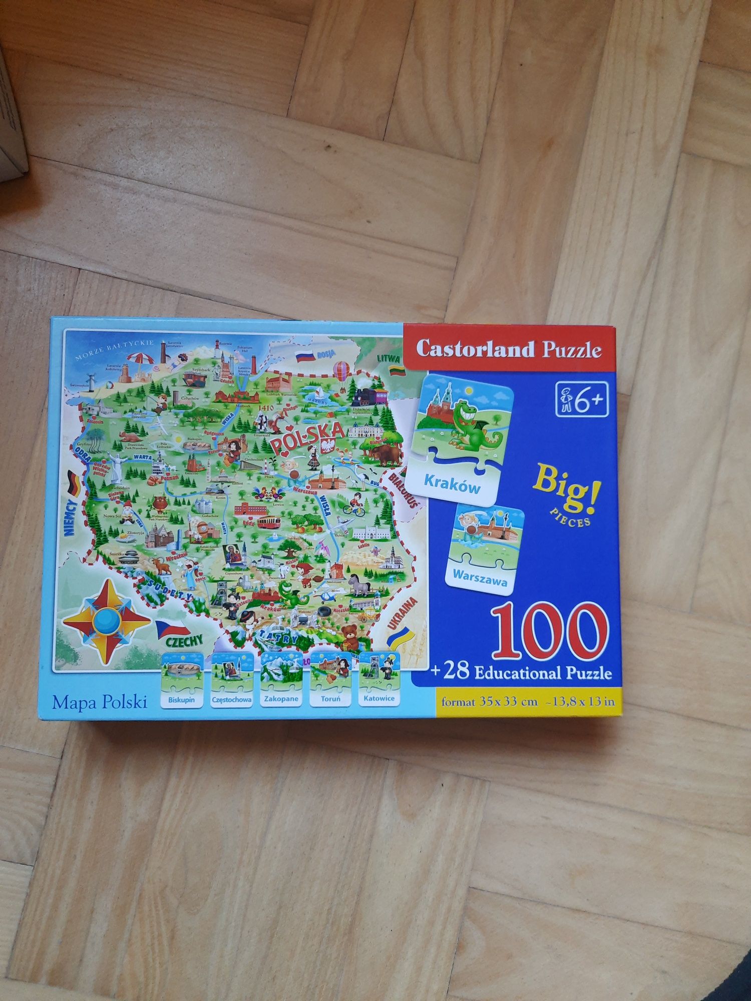 Puzzle mapa Polski