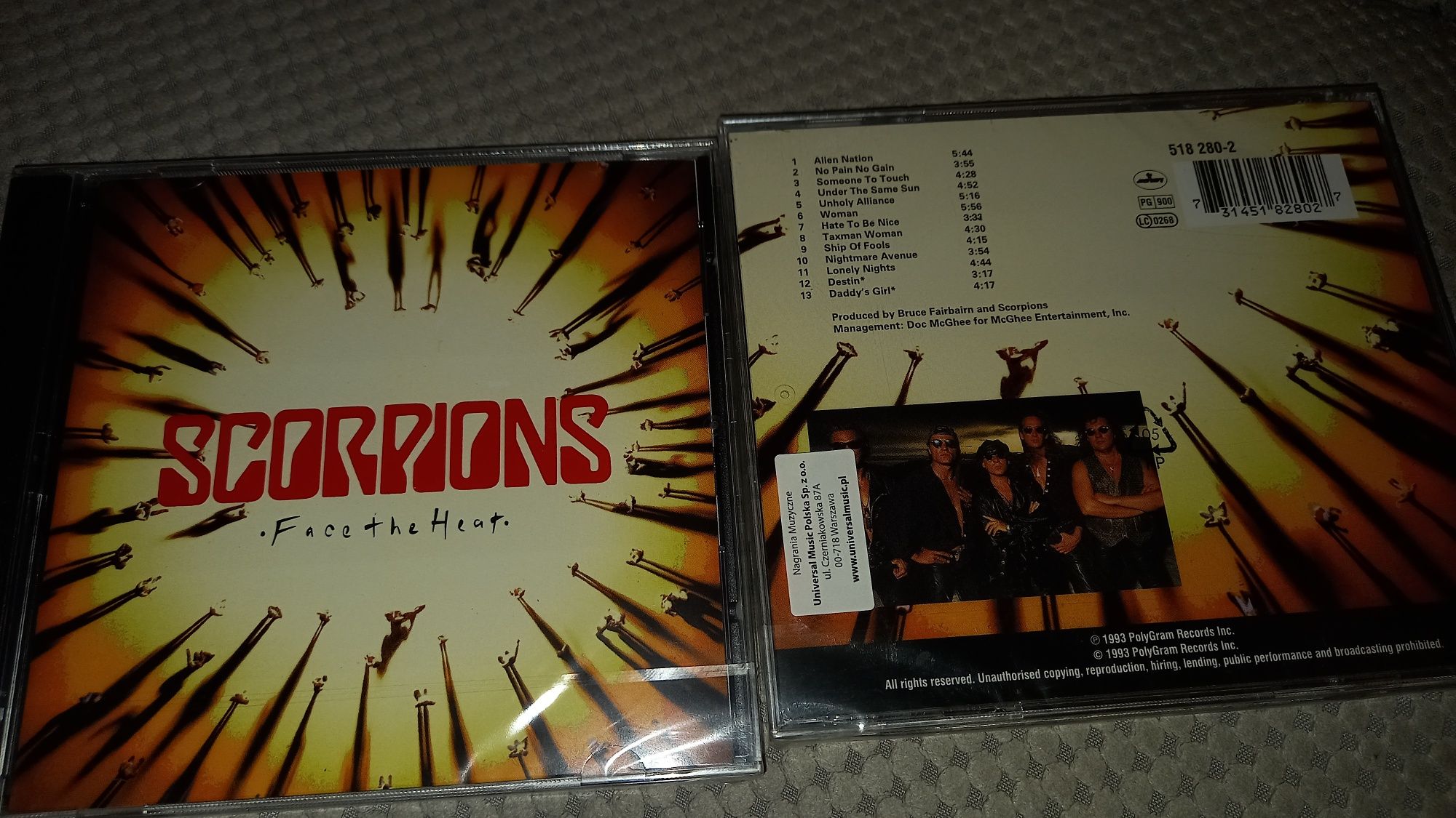 Scorpions Face The Heart cd nowa folia