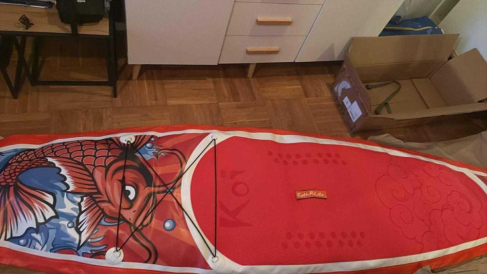 SUP 350 cm x 84 cm x 15 cm jak nowy, duży stabilny