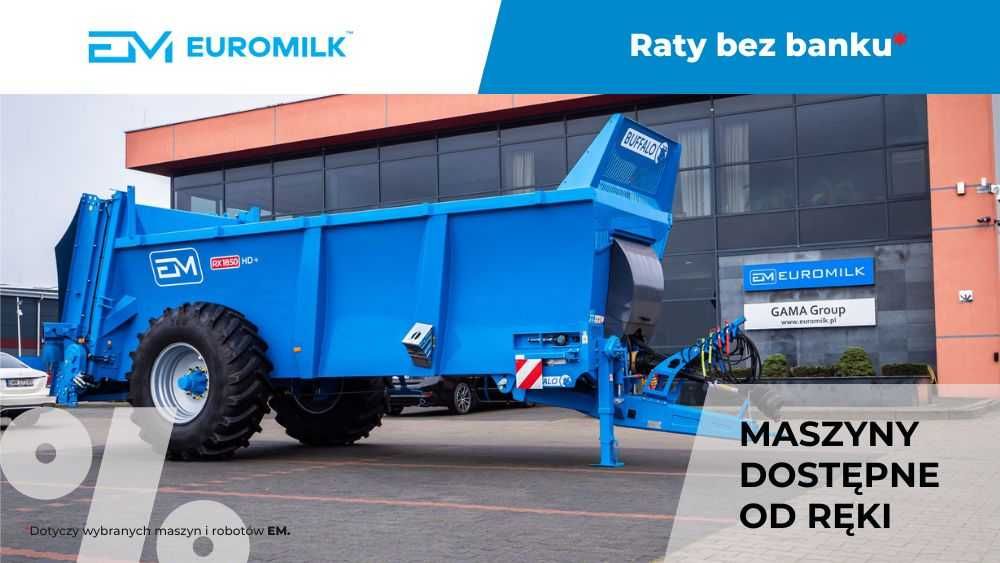 Rozrzutnik obornika EUROMILK Buffalo RX 1850 HD+ OD RĘKI