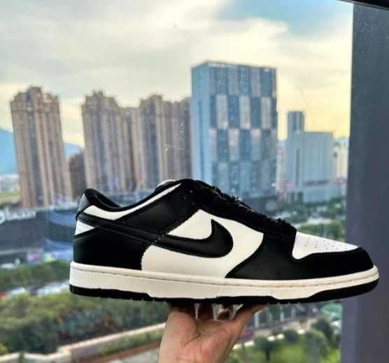 nike dunk biack low whute panda 37