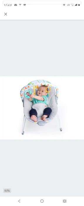 Leżaczek dla dzieci z wibracjami