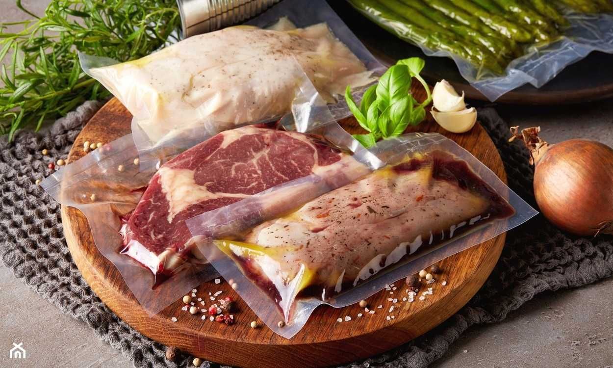 ZGRZEWARKA PRÓŻNIOWA do żywności pakowarka folii jedzenia LISTWOWA