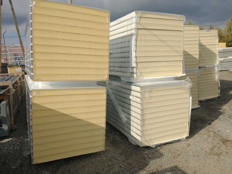 Płyta warstwowa ścienna PIR gr 100mm 1 gat RAL 9010 dostępna od reki!