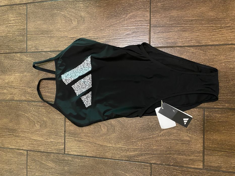 Купальник суцільний жіночий adidas 3 Bars Pr Suit HR4368 32 Чорний