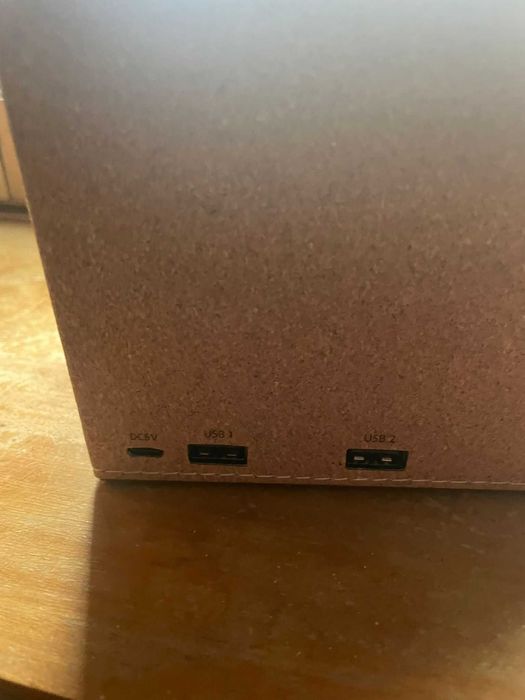 Carregador iphones sem fios de 5W Porta-lápis de cortiça
