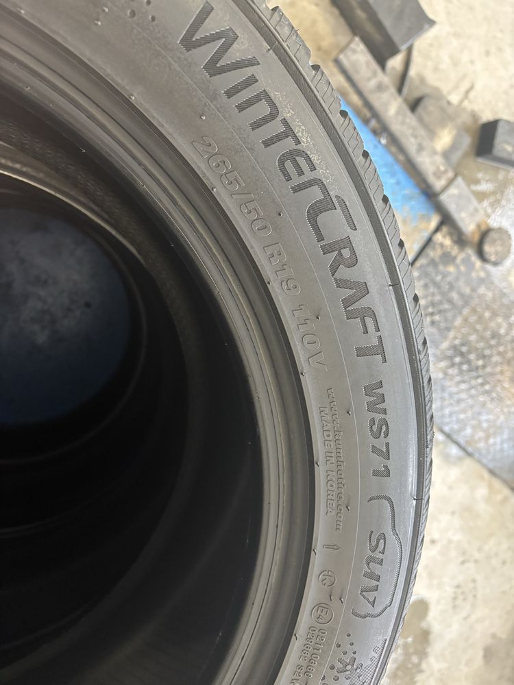 Opony zimowe 265/50r19 Kumho Ws71 SUV 2024 rok Q7 Tuareq Cayenne X5