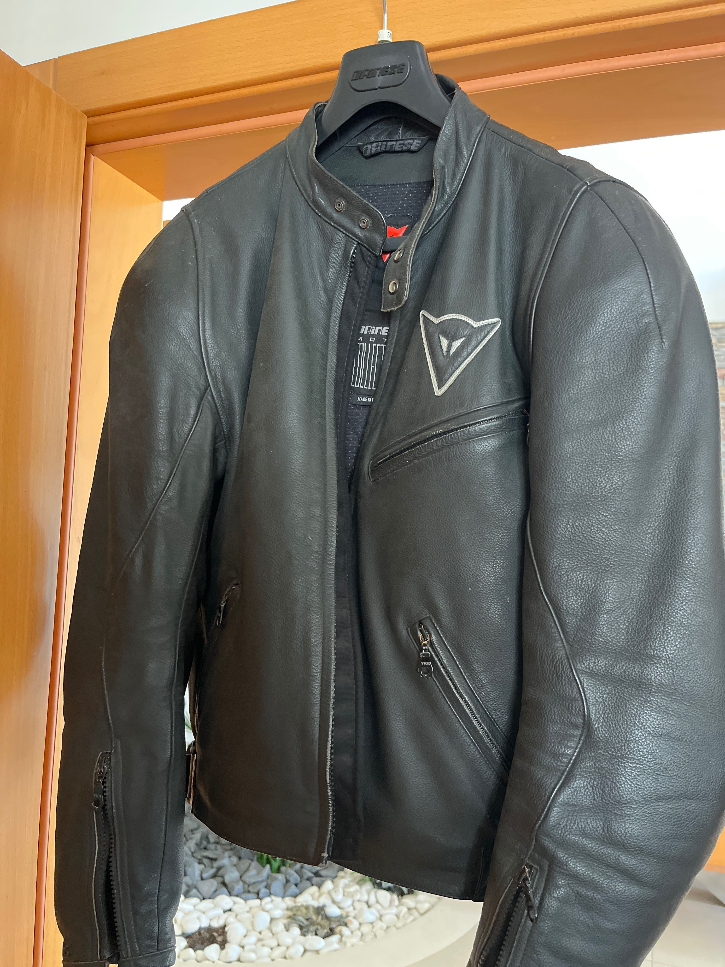 Blusão pele marca Dainese
