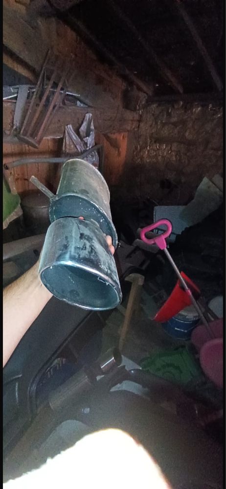 Panela de escape com ponteiras