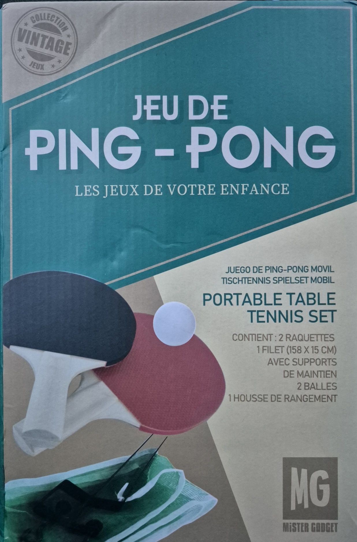 Zestaw do ping pong Tenis Stołowy