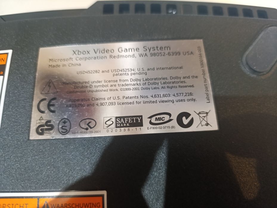 Konsola Xbox Classic cały zestaw 4gry pudełko !!!