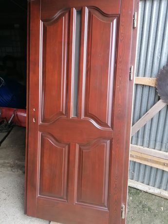 Drzwi wejściowe drewniane +ościeżnica