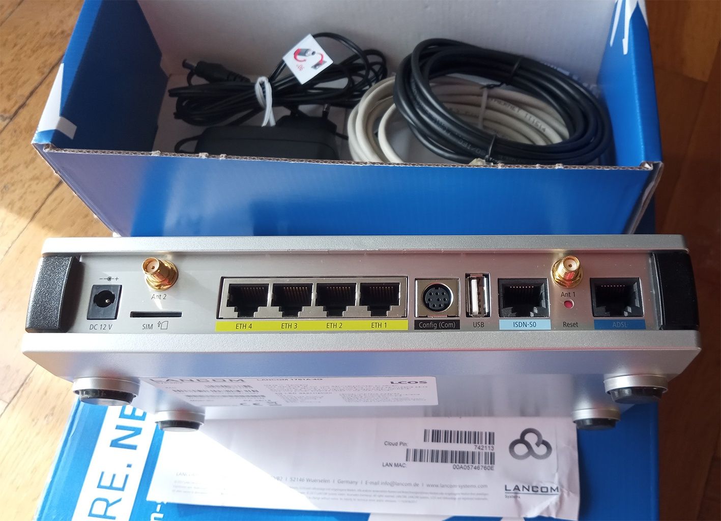 Lancom 1781A-4G VPN Router 4x RJ-45, karta SIM, USB - NOWY