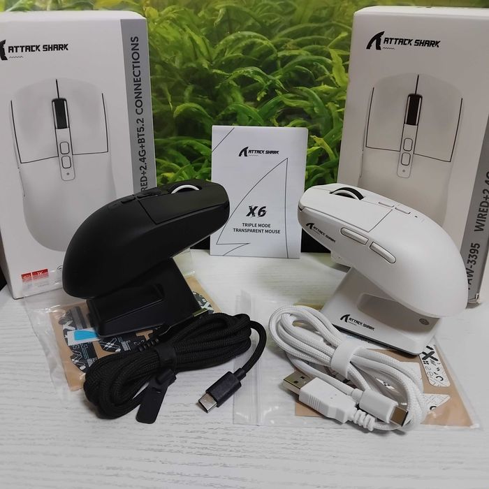 Игровые мышки Attack Shark X6 R1 1000Гц