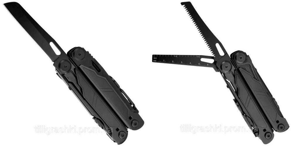 Мультитул з Ключами MQ065A 17в1 black + Набір біт