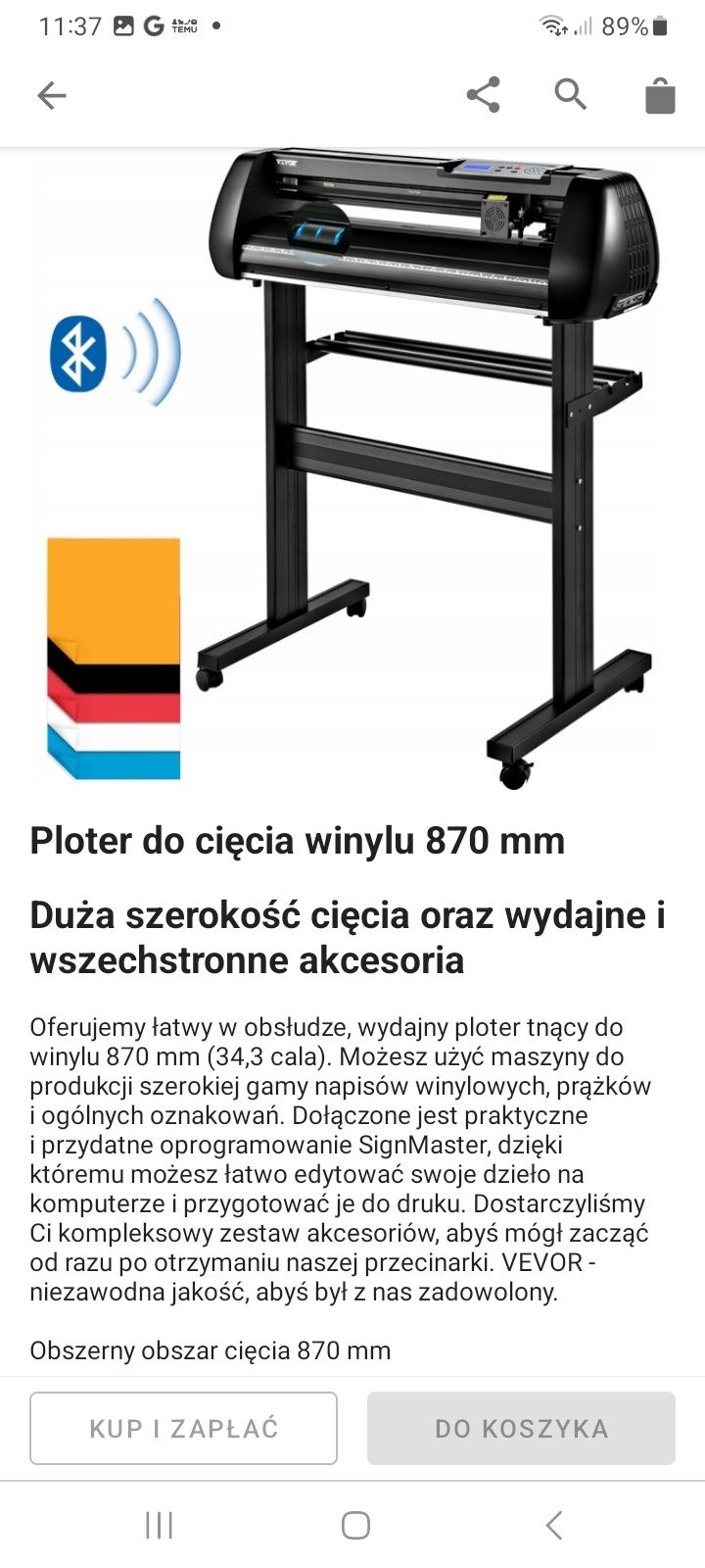 Ploter do cięcia vinylu***okazyjna cena**