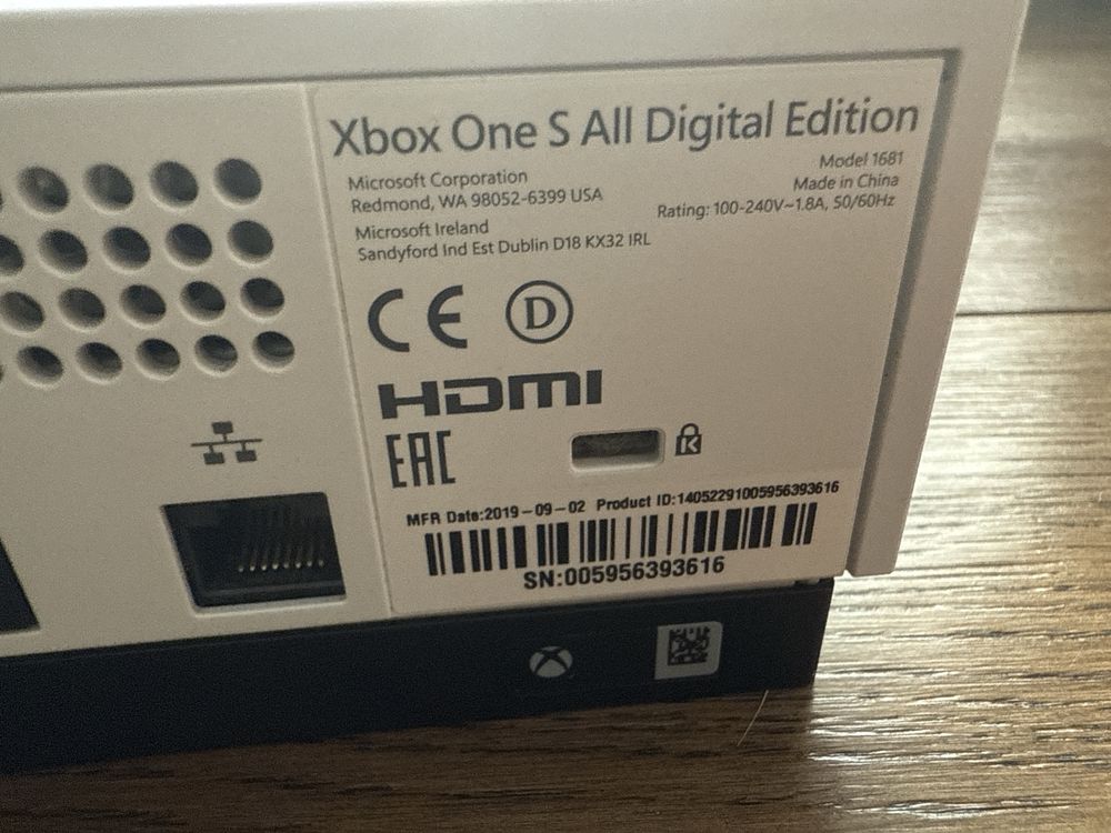 Xbox one s 1tb pamieci