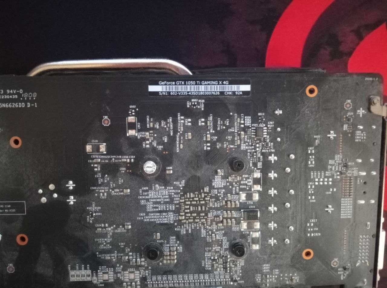 Відеокарта GTX 1050ti GamingX