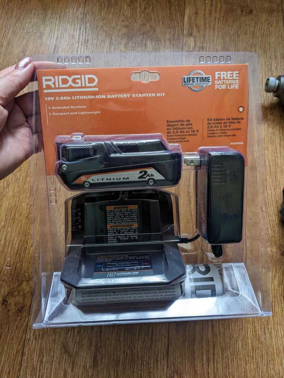 Набор аккумуляторных шуруповертов Ridgid 18V