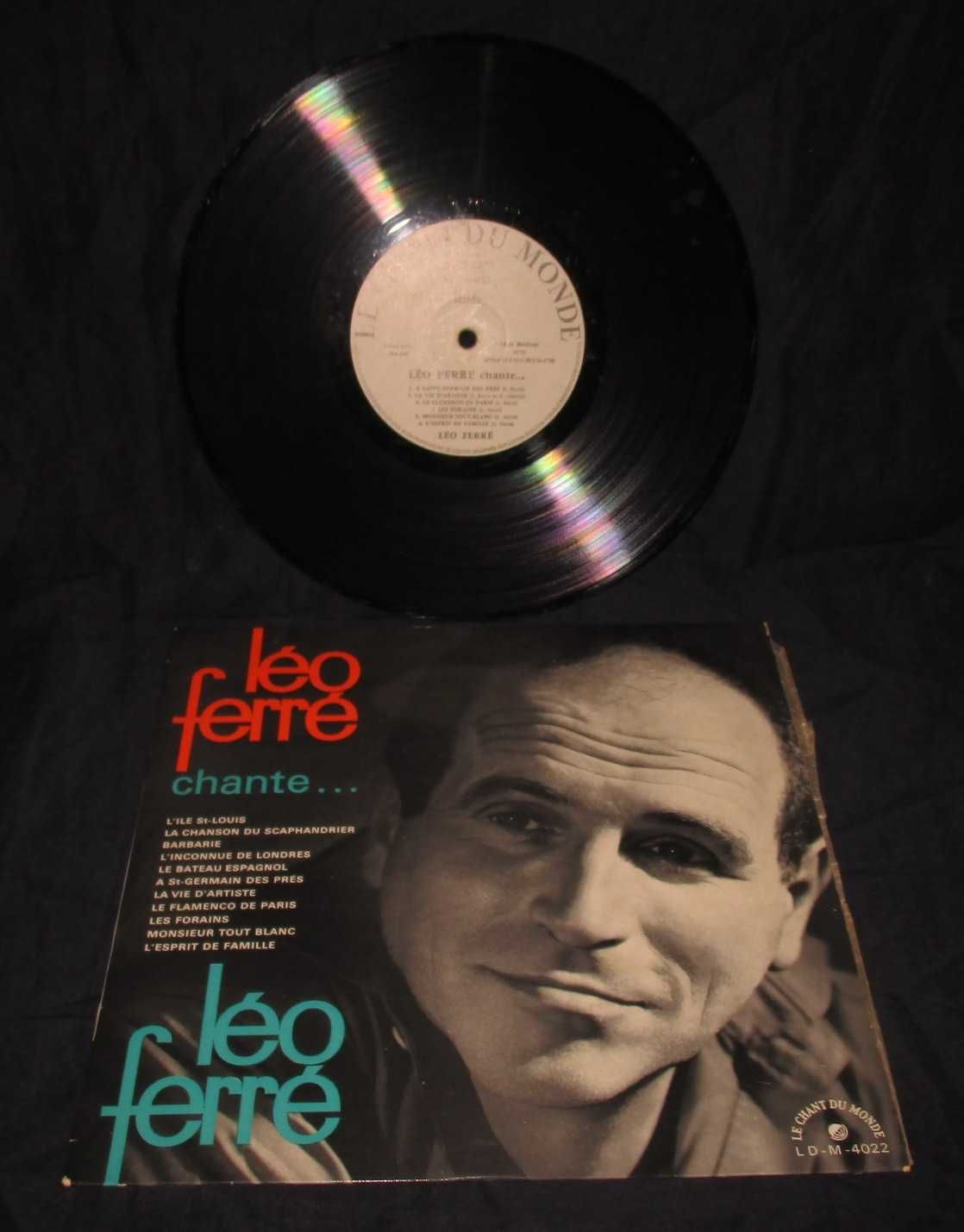 Disco Vinil Léo Ferré Le Chant Du Monde