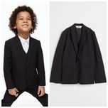 H&M 10-11L elegancka NOWA czarna marynarka