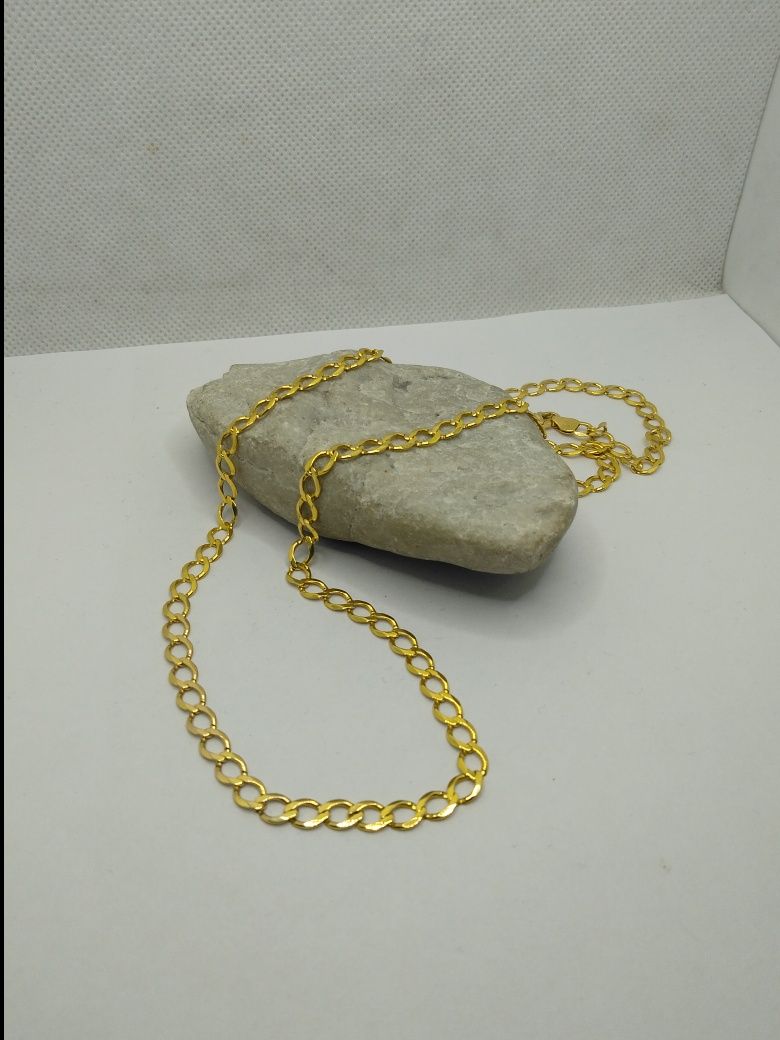 Zloty łańcuszek pancerka, złoto 333 dł. 58 cm