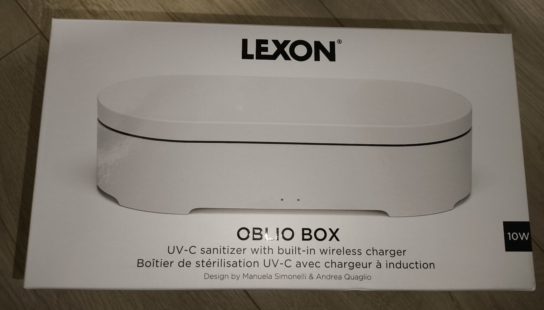 LEXON Oblio Box Ładowarka bezprzewodowa z dezynfektorem UV