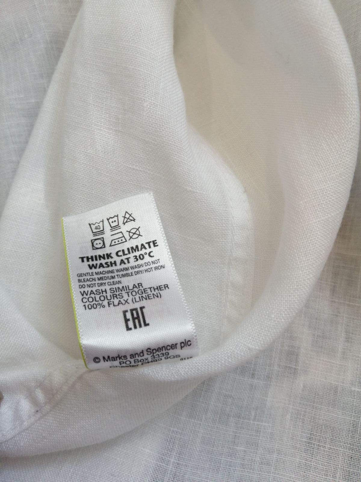 Жіноча сорочка M&S 100% льон розмір M/L