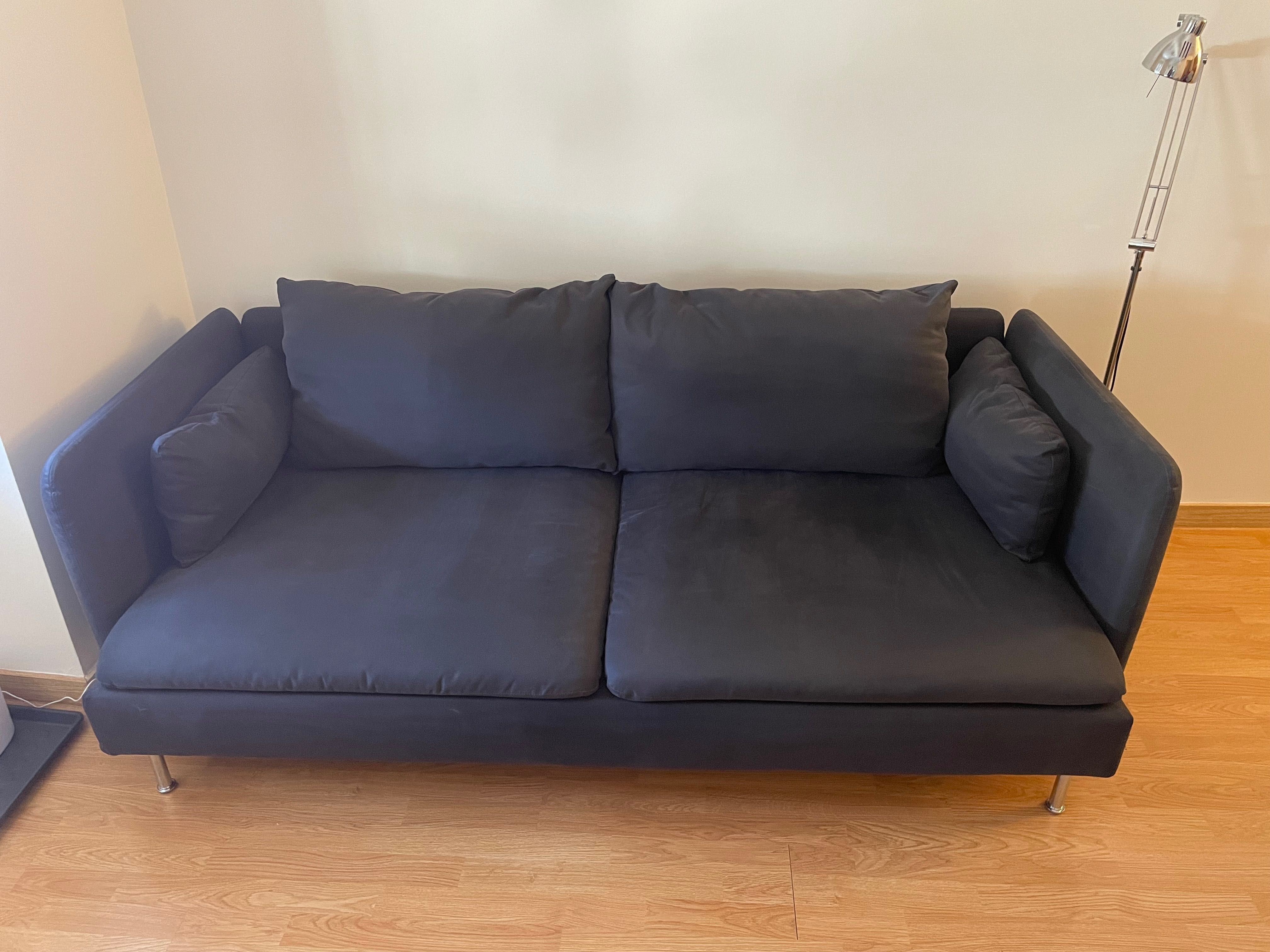 Sofá 3 lugares com chaise longa