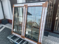 Okno PCV 158 x 145 cm
Dwustronny złoty dąb Szpros
Pakiet trzyszybowy
