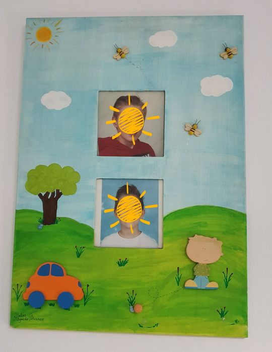 Molduras quarto infantil menino