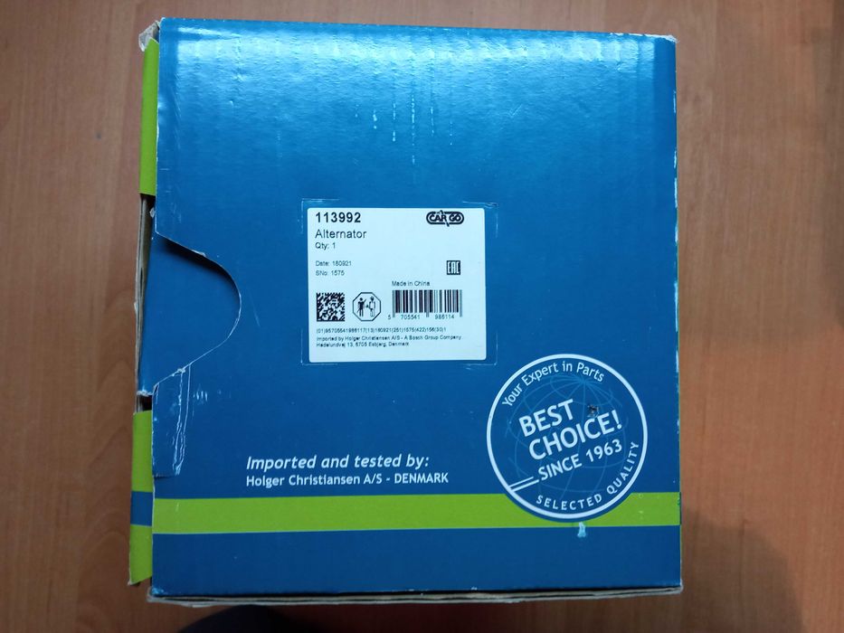 Продам новий Генератор CARGO (140А)