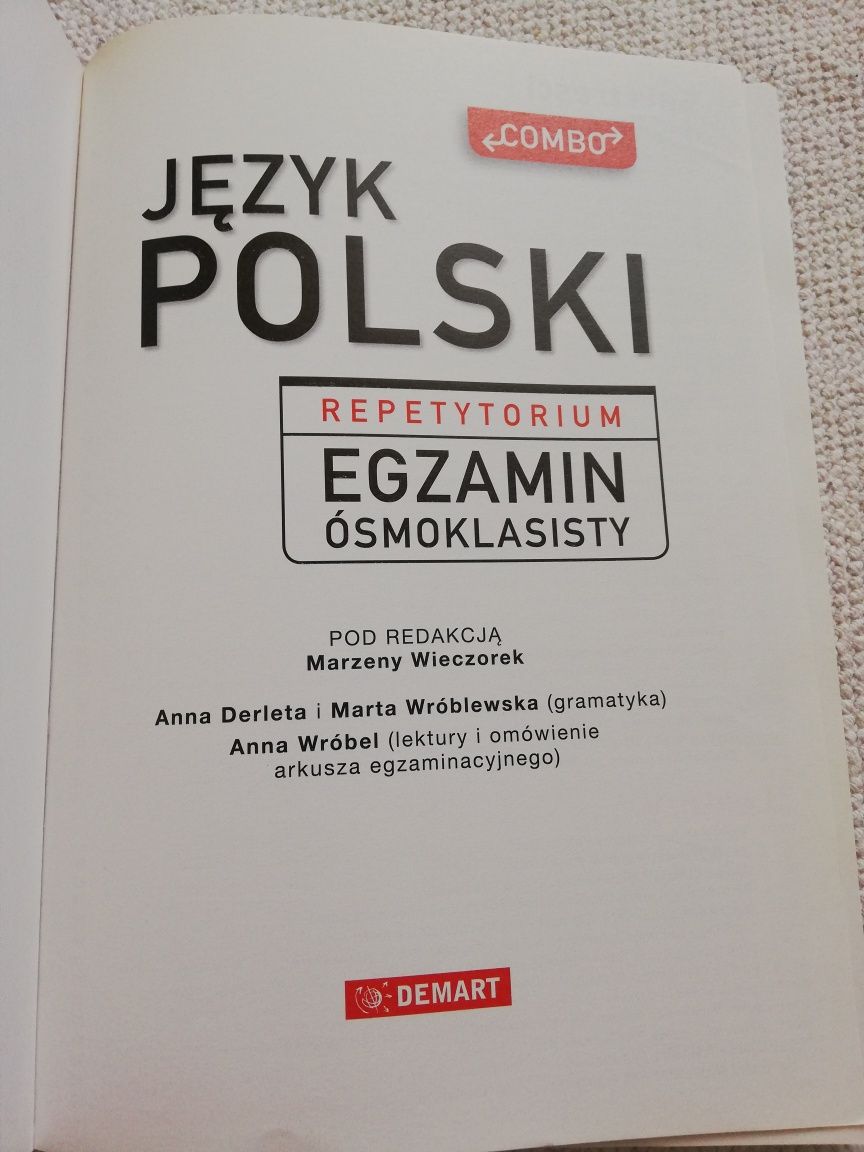 Repetytorium egzamin ósmoklasisty język polski