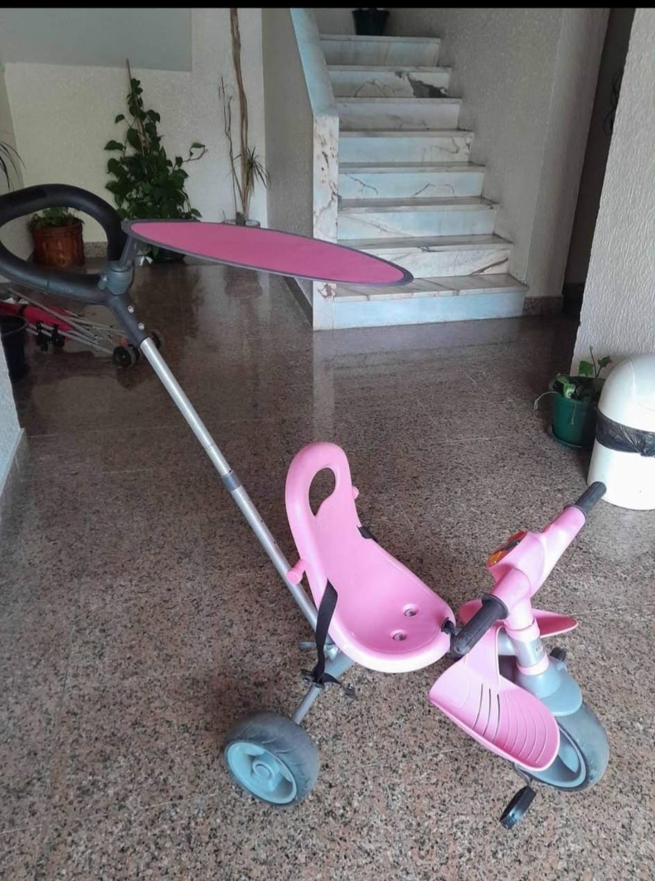 Triciclo Baby Plus Music Pink Feber 9M+
