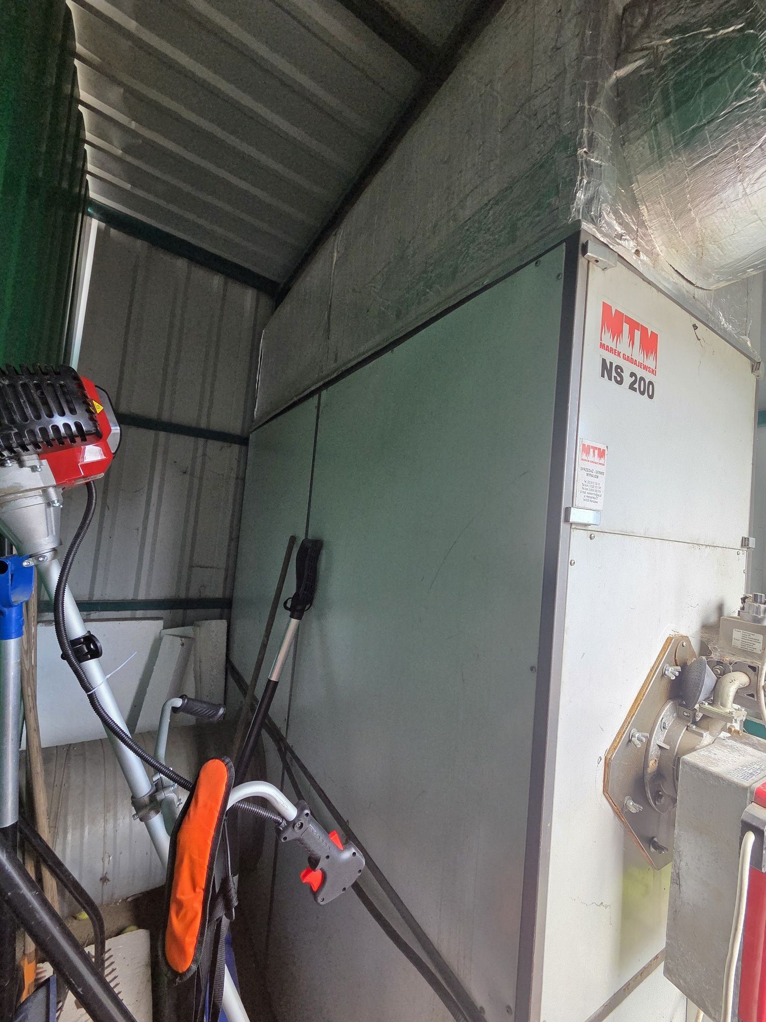 Nagrzewnica nadmuchowa 260 kW – MTM NS/NL 200 – gaz ziemny/LPG/olej