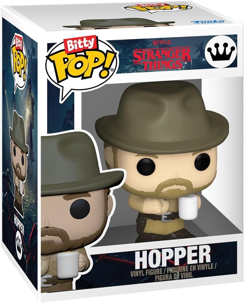 funko pop! stranger things bitty 4 pack 2.5cm hopper demogorgon joyce