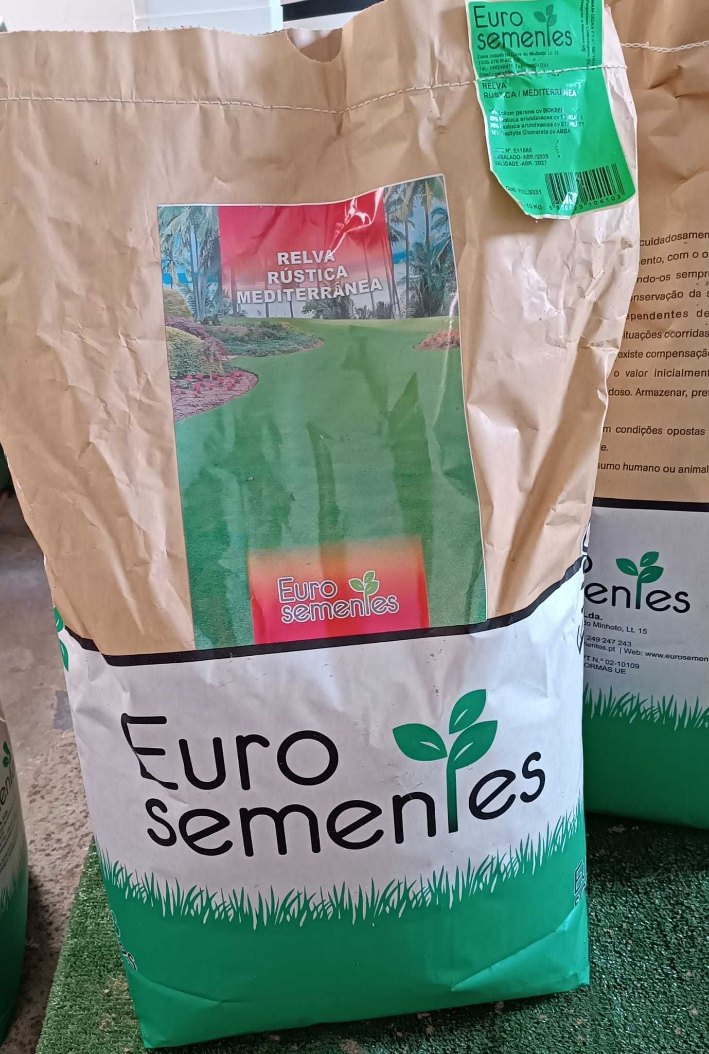 Relva Rústica Mediterrânea em semente