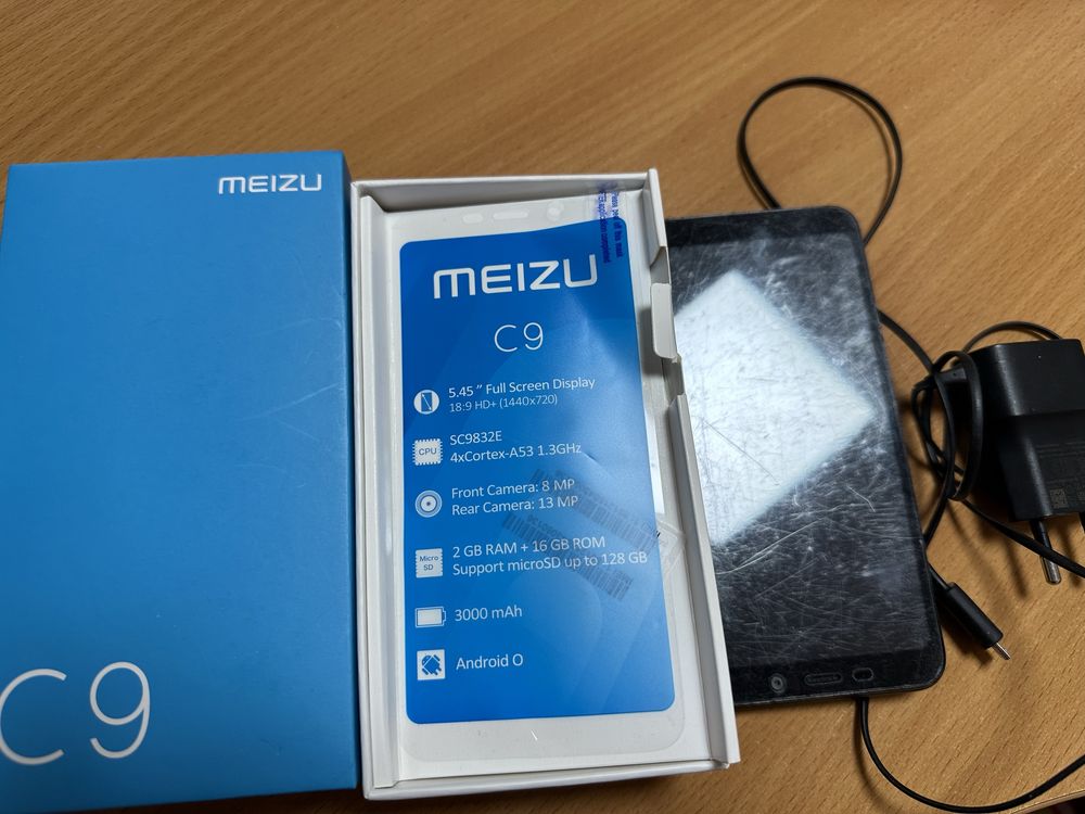 Мобильний телефон Meizu C9 2/16GB Black, бу