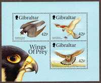 Selos Gibraltar 1999 - Bloco Novo MNH Nº881-883