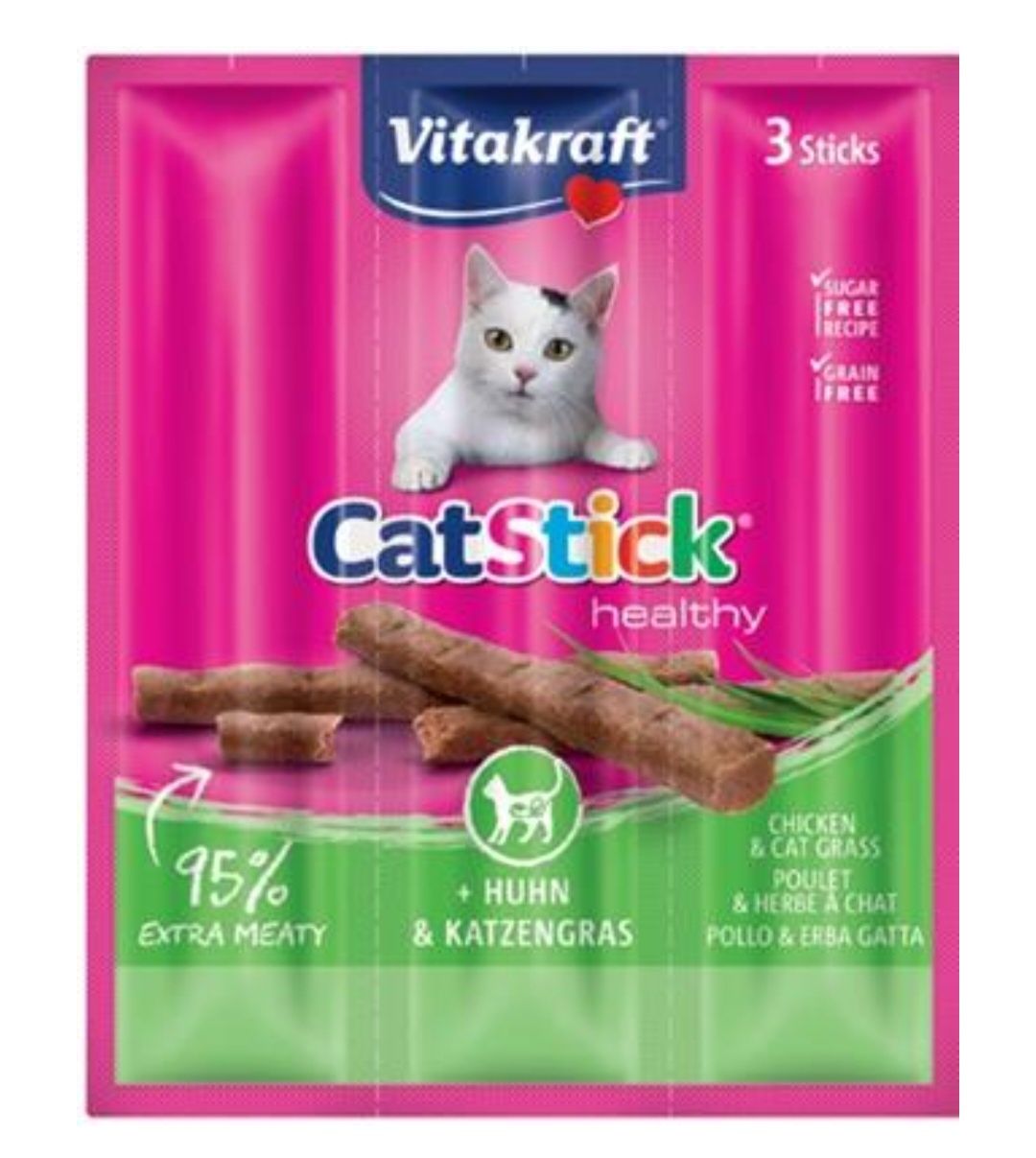Cat Stick MINI 3szt.
kurczak & kocia trawa