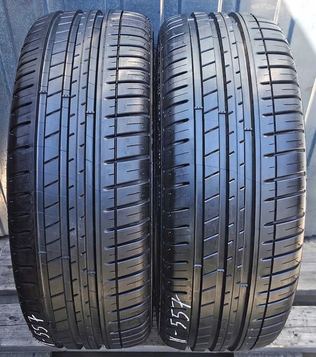 M-557) Opony - 205/45/17 - Michelin - 7.5mm - 2szt - Letnie - Z rantem