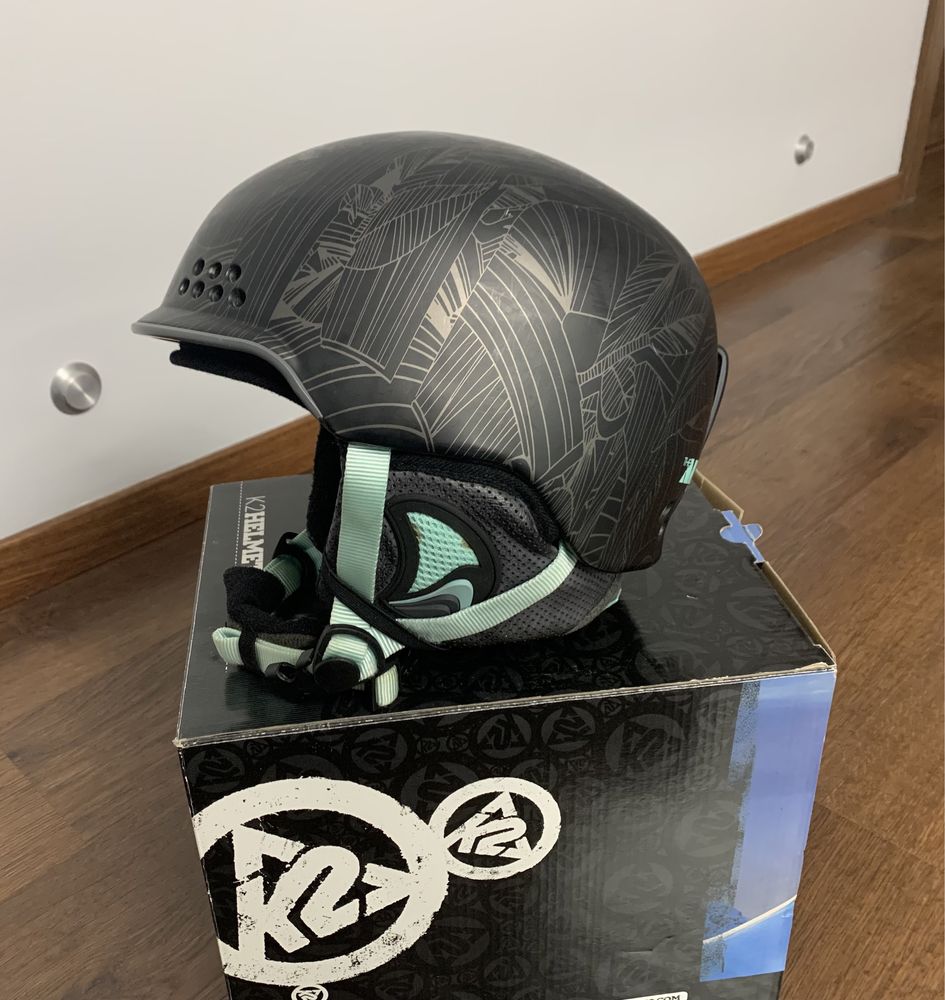 Kask narciarski snowboardowy K2 ALLY PRO ze słuchawkami XS (48-51 cm)